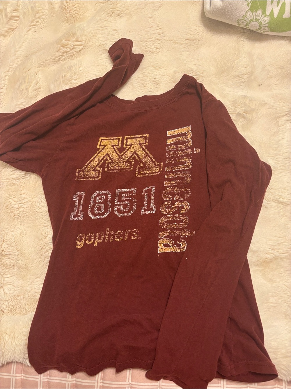Soffe Maroon Minnesota Gophers Long Sleeve Tee
